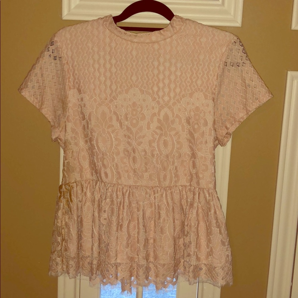 Light pink blouse